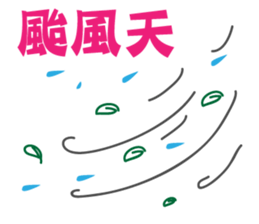 Weather report sticker #13982483