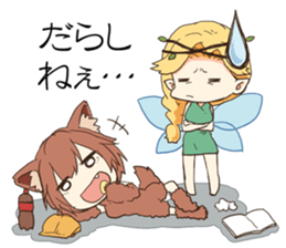 Beast and Fairy sticker #13982547