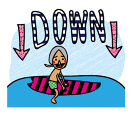 AFRO SURFER 2 sticker #13982582