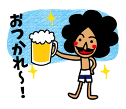 AFRO SURFER 2 sticker #13982598
