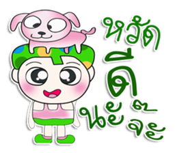 Mr. Kasama. I love dog.^_^ sticker #13982950