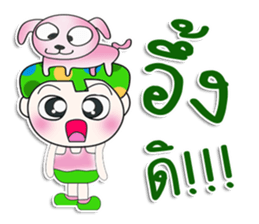 Mr. Kasama. I love dog.^_^ sticker #13982957