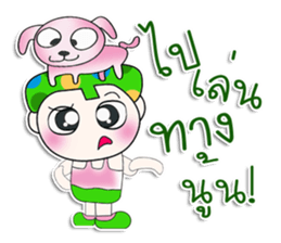 Mr. Kasama. I love dog.^_^ sticker #13982959