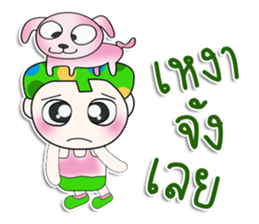 Mr. Kasama. I love dog.^_^ sticker #13982974