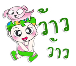 Mr. Kasama. I love dog.^_^ sticker #13982983