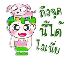 Mr. Kasama. I love dog.^_^ sticker #13982987