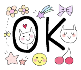 Fairy tale rabbit 9 sticker #13983038