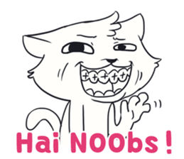 Online Gamer Kitty Cat sticker #13983431