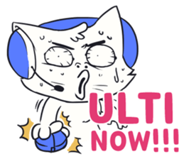 Online Gamer Kitty Cat sticker #13983439