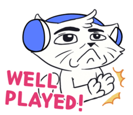 Online Gamer Kitty Cat sticker #13983442