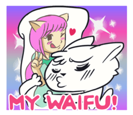 Online Gamer Kitty Cat sticker #13983450