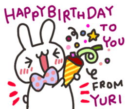 Yuri dedicated sticker sticker #13983954