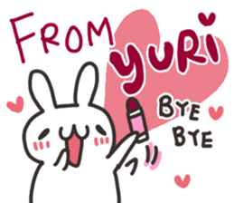 Yuri dedicated sticker sticker #13983989