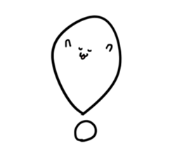 Mr shiratama Sticker sticker #13984327