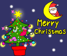 Merry Christie & Happy & Santa Claus sticker #13984974