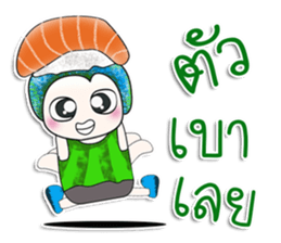 Mr. Kikyo. I love Sushi. ^_^ sticker #13985074
