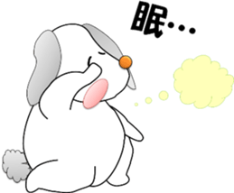 Jystin the dog flag-eared 2 sticker #13985147