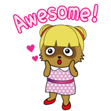 Active Kid conveys his love in secret. sticker #13985468