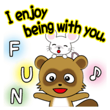 Active Kid conveys his love in secret. sticker #13985471