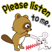 Active Kid conveys his love in secret. sticker #13985478