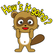 Active Kid conveys his love in secret. sticker #13985481