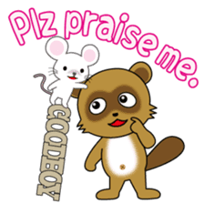 Active Kid conveys his love in secret. sticker #13985483