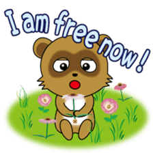 Active Kid conveys his love in secret. sticker #13985485