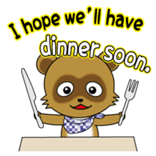 Active Kid conveys his love in secret. sticker #13985487