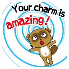 Active Kid conveys his love in secret. sticker #13985491