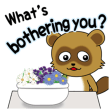 Active Kid conveys his love in secret. sticker #13985498