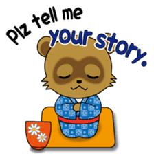 Active Kid conveys his love in secret. sticker #13985499