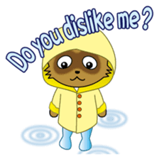 Active Kid conveys his love in secret. sticker #13985500