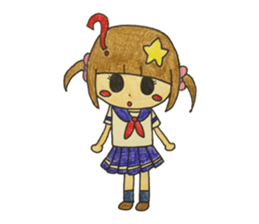 Daily life of a small ram sister sticker #13985604