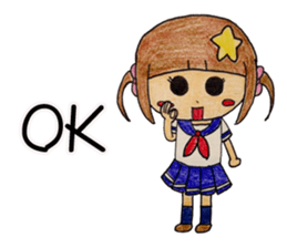 Daily life of a small ram sister sticker #13985608