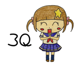 Daily life of a small ram sister sticker #13985610