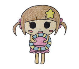 Daily life of a small ram sister sticker #13985623