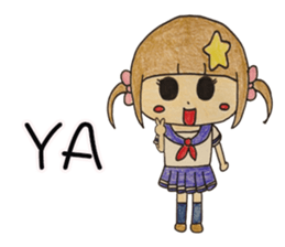 Daily life of a small ram sister sticker #13985631