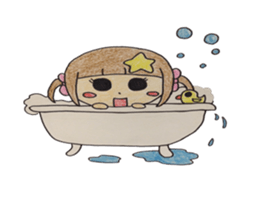 Daily life of a small ram sister sticker #13985634