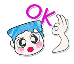 Ha Ha Ha!! My name is Hikaru.^^ sticker #13985656