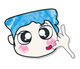 Ha Ha Ha!! My name is Hikaru.^^ sticker #13985660