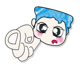 Ha Ha Ha!! My name is Hikaru.^^ sticker #13985661