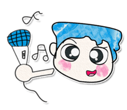 Ha Ha Ha!! My name is Hikaru.^^ sticker #13985671