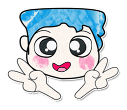 Ha Ha Ha!! My name is Hikaru.^^ sticker #13985674