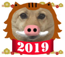 Happy New Year of Choco sticker #13985956