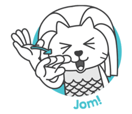 Merdeaf: Singlish (SgSL) sticker #13985994