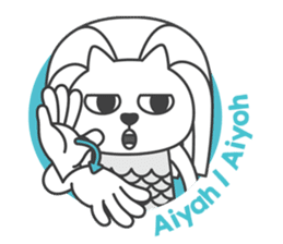 Merdeaf: Singlish (SgSL) sticker #13986005