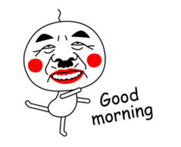 Animated Old Man Doll sticker #13986086