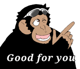 CHIMP ANDY of chimpanzee 4th ver.English sticker #13986615