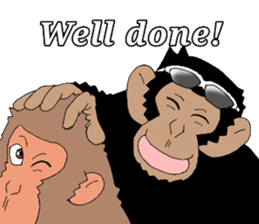 CHIMP ANDY of chimpanzee 4th ver.English sticker #13986616