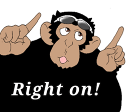 CHIMP ANDY of chimpanzee 4th ver.English sticker #13986618